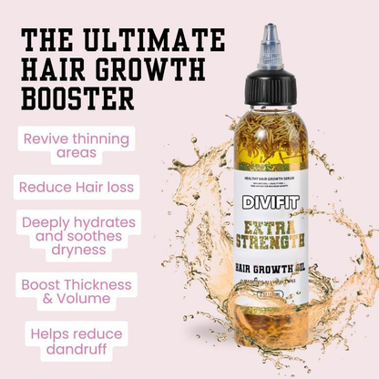 the Divifit Extra Strength Rosemary & Fenugreek Hair Growth Oil--See hair growth in 4 weeks