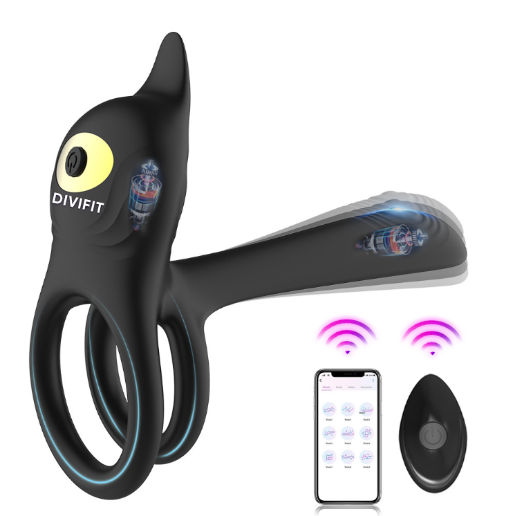 The Divifit Prolonging Ring - Wireless Remote, 10 Vibration Modes