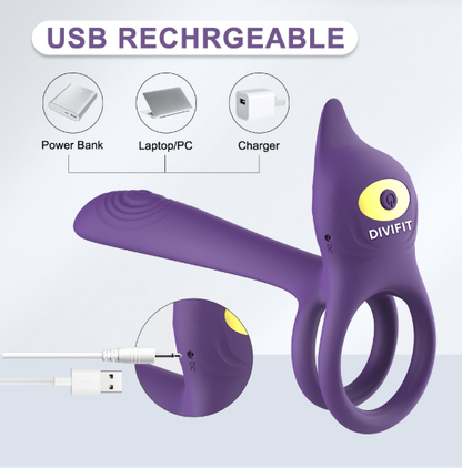 The Divifit Prolonging Ring - Wireless Remote, 10 Vibration Modes