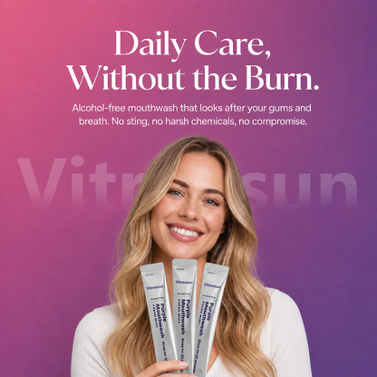 Purple Color-Correcting Mouthwash - Teeth Whitening
