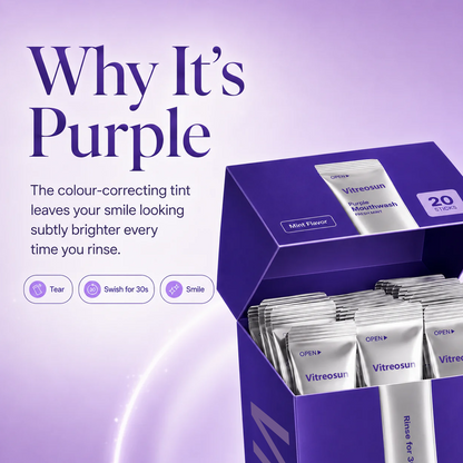 Purple Color-Correcting Mouthwash - Teeth Whitening