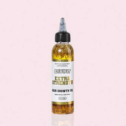 the Divifit Extra Strength Rosemary & Fenugreek Hair Growth Oil--See hair growth in 4 weeks