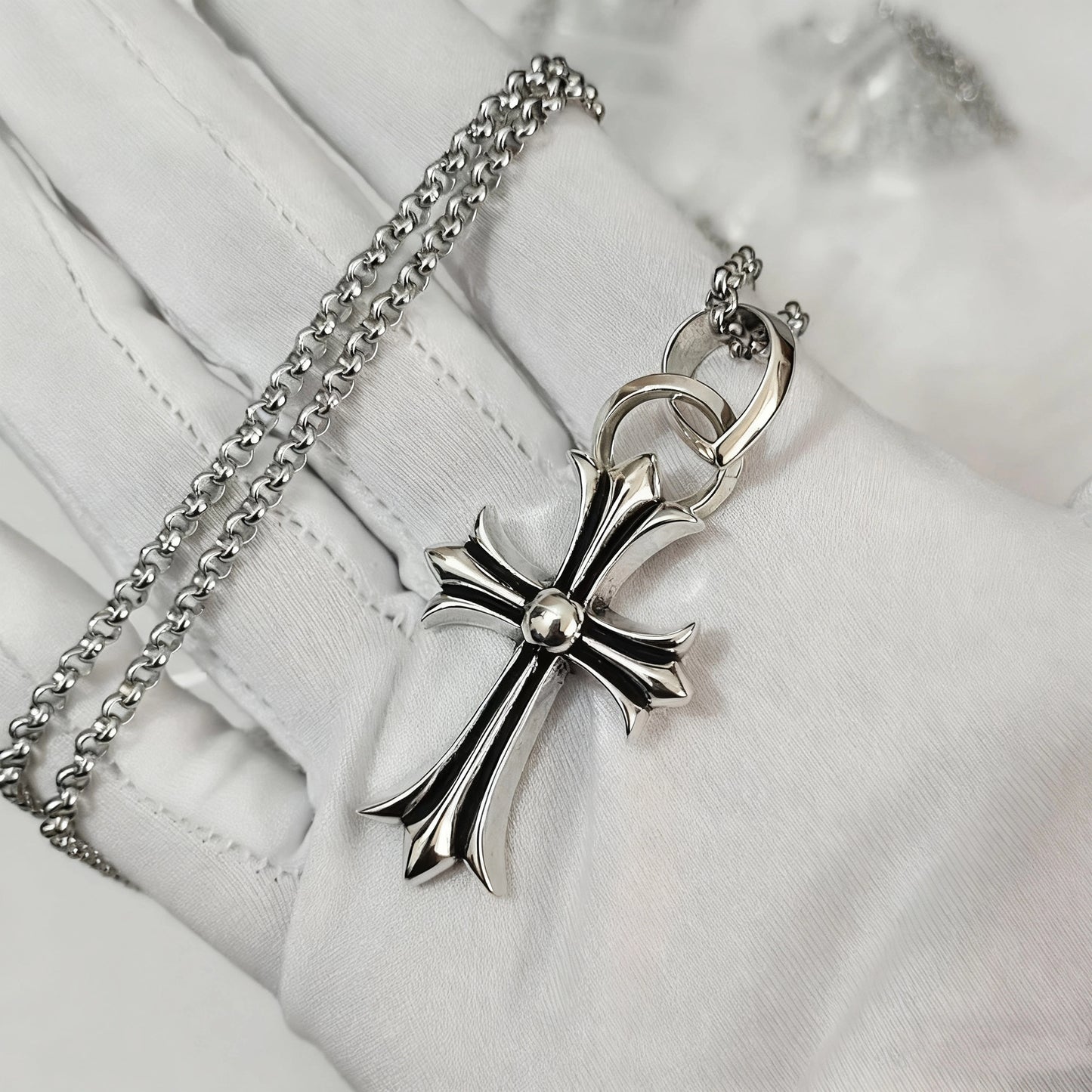 Hexagram Star Sword Anchor Pendant