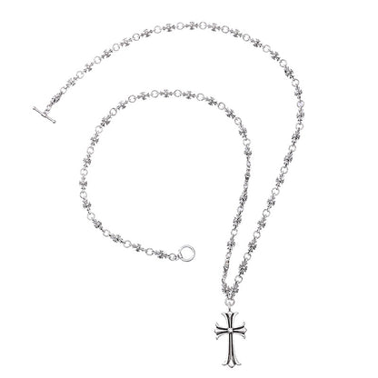 Cross necklace Kroos star pendant